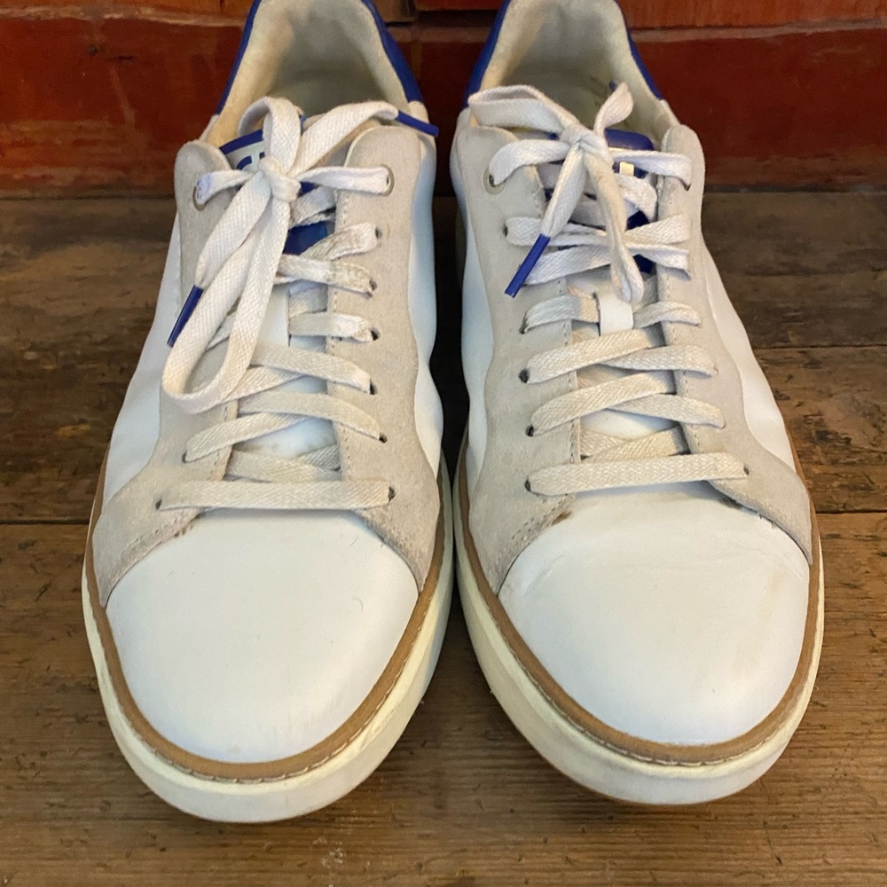 Cole Haan White and Blue Men's Sneakers